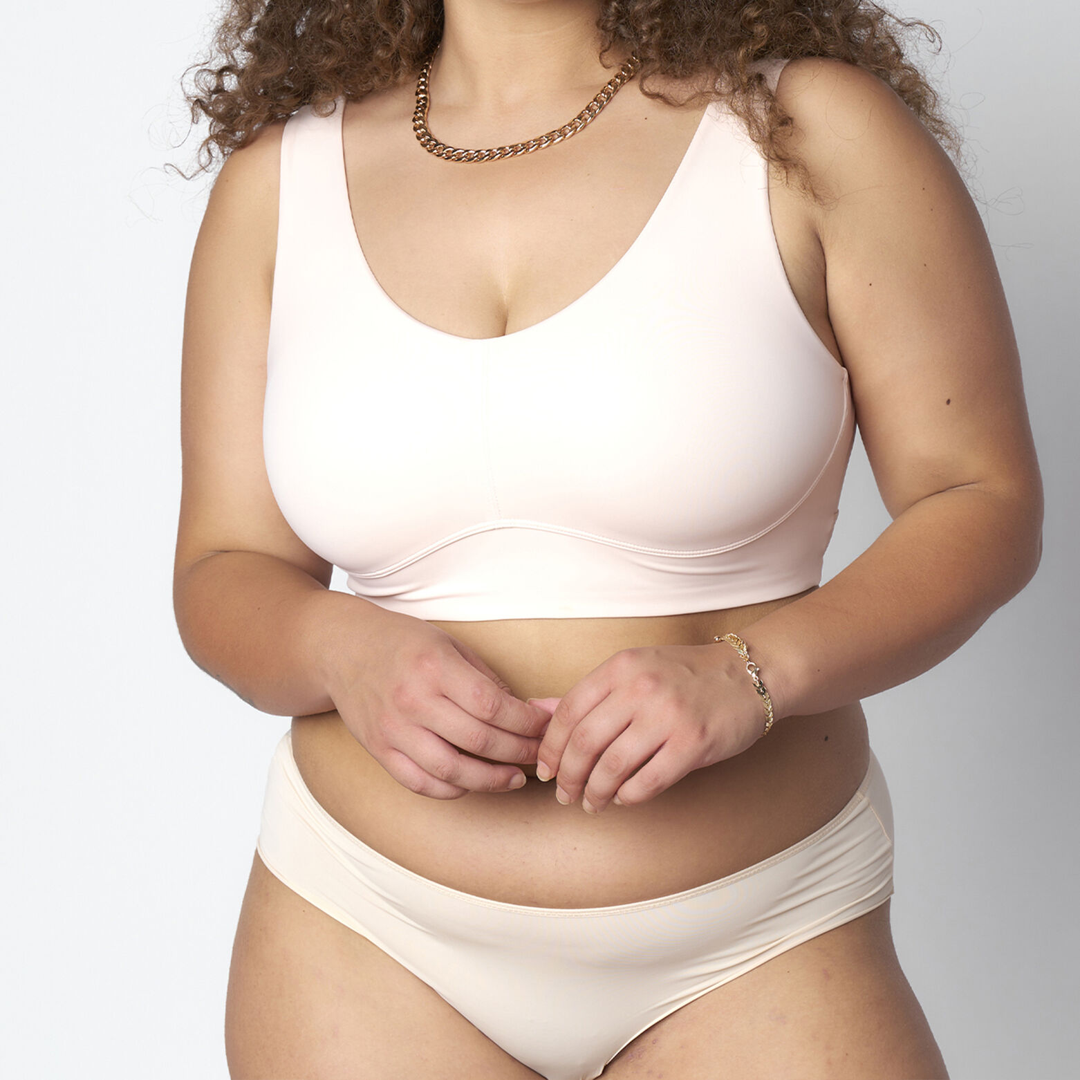 BILLIE Brassiere sans armatures POUDRE