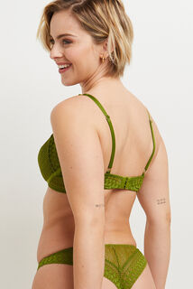 DENNY SOUTIEN-GORGE AMPLI DENTELLE VERT