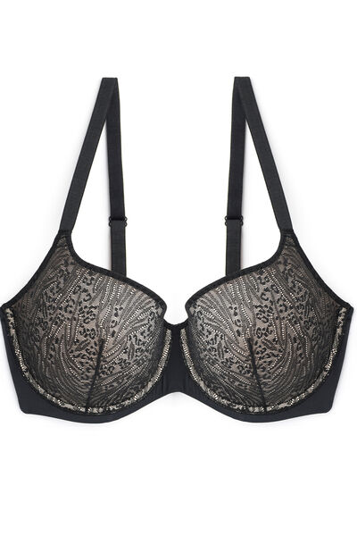 Soutien-gorge coques armatures NOIR