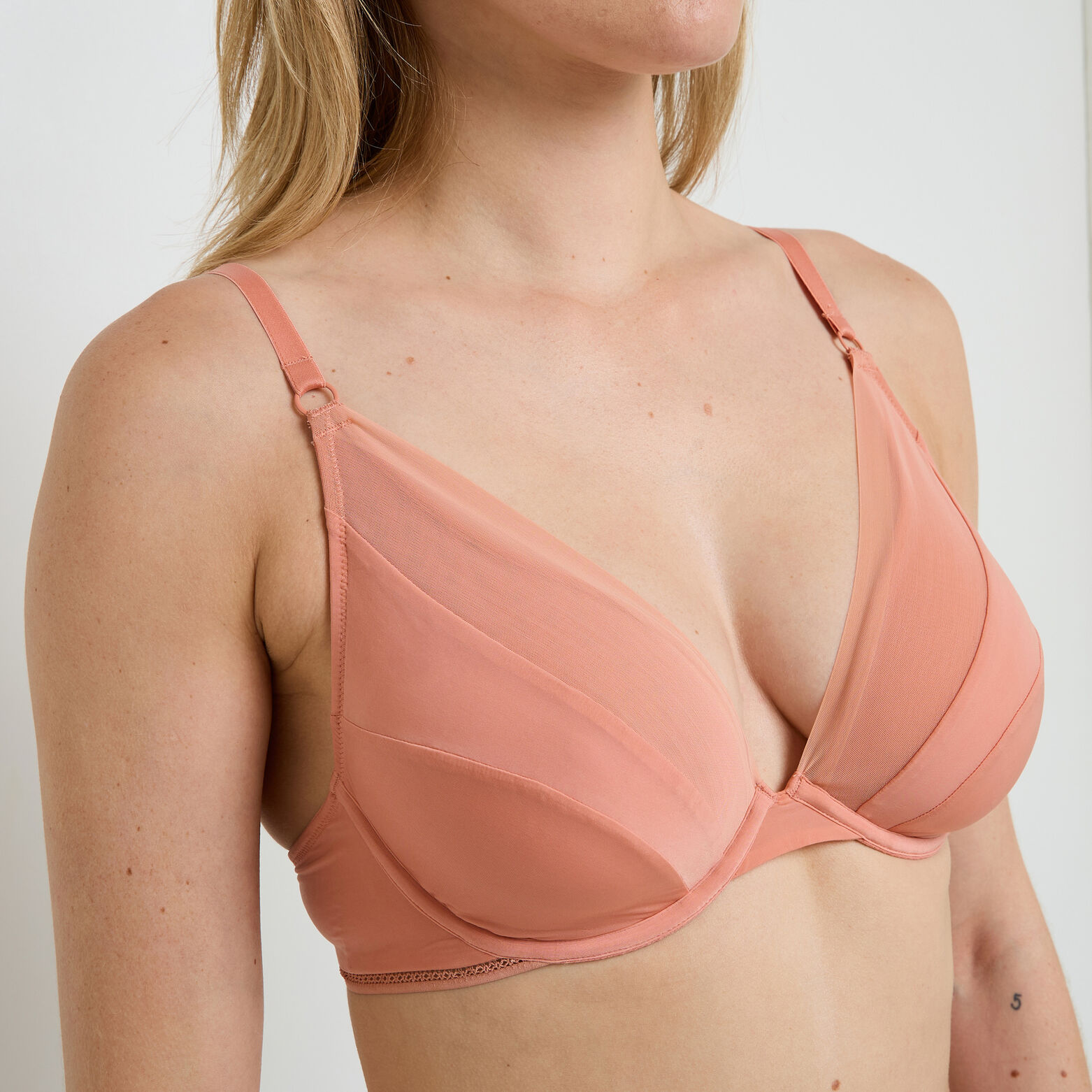 GINNY SOUTIEN-GORGE AMPLIFORME MICROFIBRE ROSE
