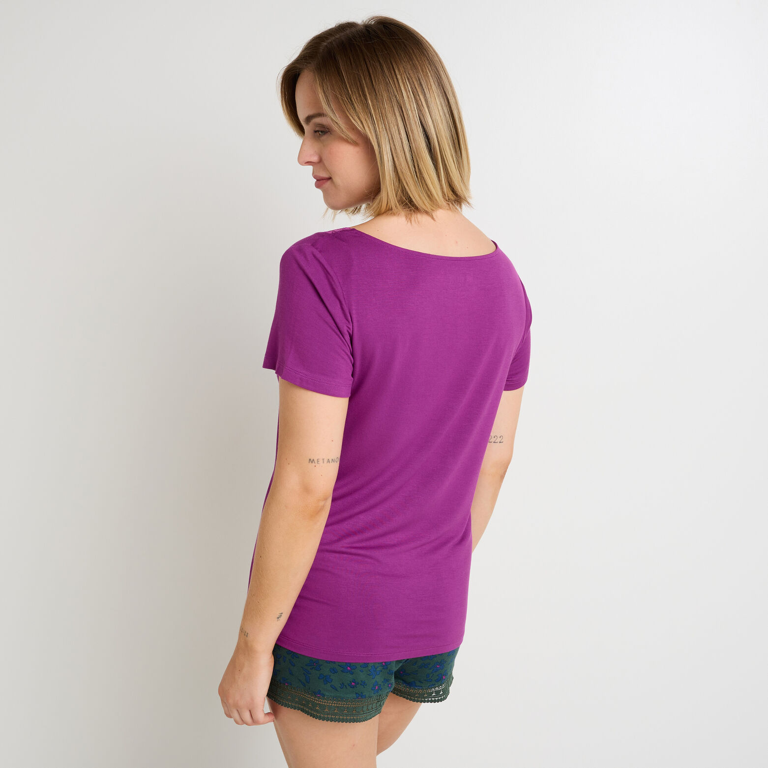 CAMILLE Tee-shirt manches courtes VIOLET