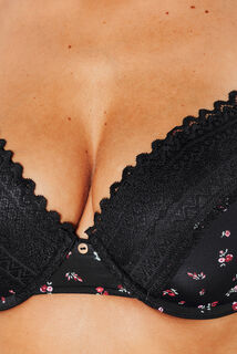 DOUCE SOUTIEN-GORGE AMPLIFORME MULTICO NOIR