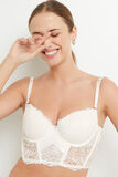 TINA SOUTIEN-GORGE BUSTIER DOS NU BLANC