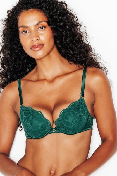 SOUTIEN-GORGE AMPLIFORME PUSH-UP VERT