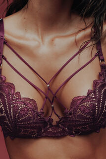 CILLE SOUTIEN-GORGE AMPLIFORME PUSH-UP PRUNE