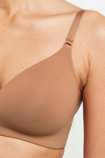 SOUTIEN-GORGE SANS ARMATURES AMPLI MICROFI PEAU BRONZEE