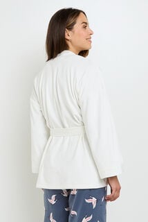 HOUX VESTE VELOURS ECRU