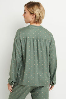 DAISY CHEMISE IMPRIMEE MULTICO VERT