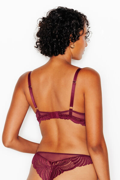 JEN SOUTIEN-GORGE AMPLIFORME PLUNGE ROUGE