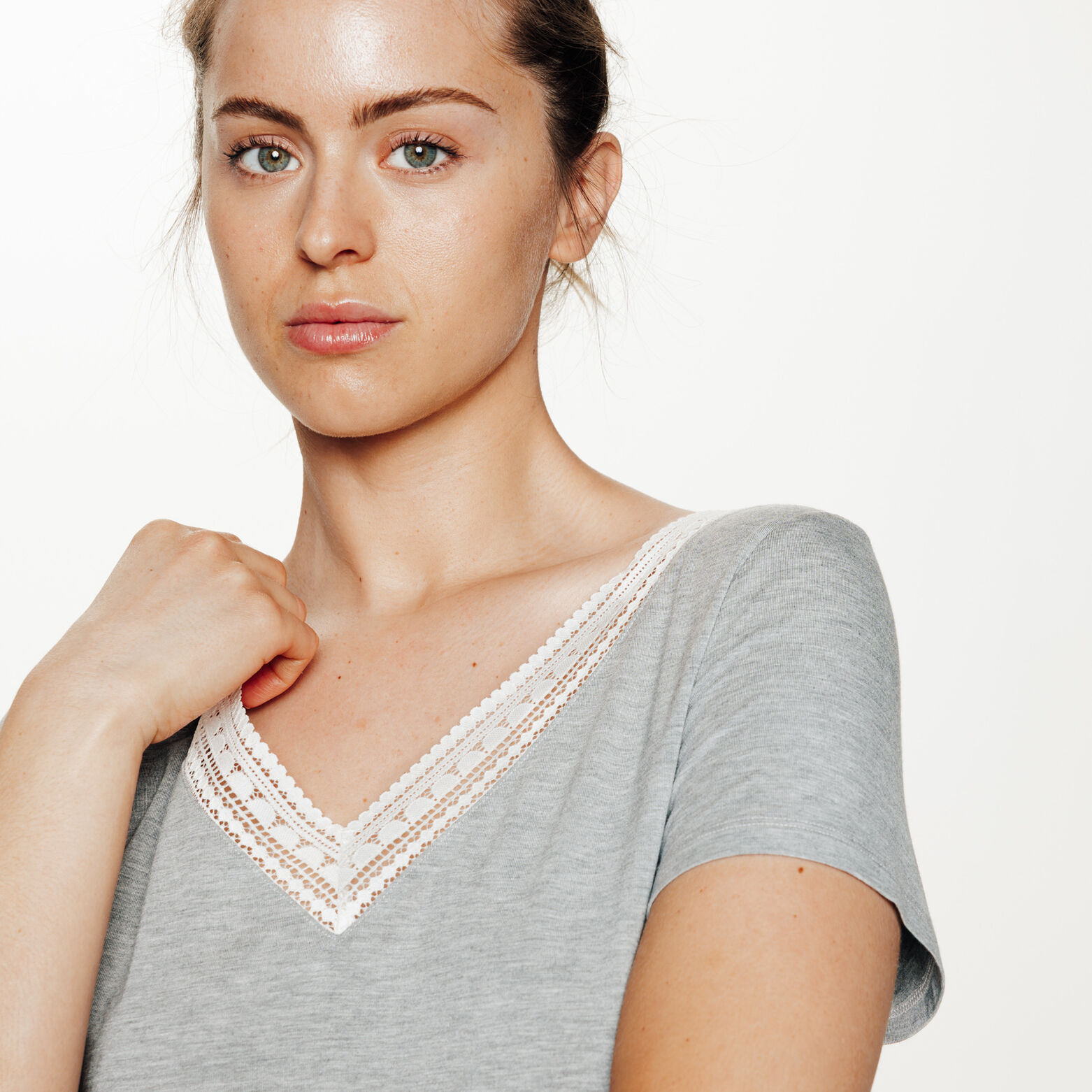 CAMILLE Tee-shirt manches courtes GRIS