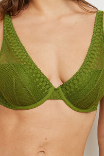 DENNY SOUTIEN-GORGE AMPLI FOULARD  VERT