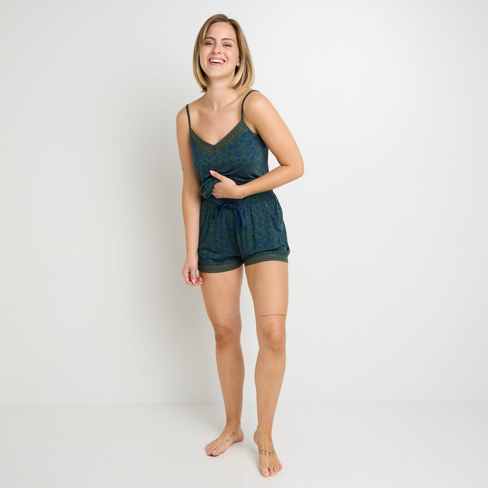 CAMILLE Short MULTICO VERT