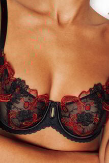 IMELDA SOUTIEN-GORGE CORBEILLE MULTICO NOIR