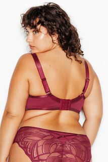 JAINA SOUTIEN-GORGE SANS ARMATURES BORDEAUX