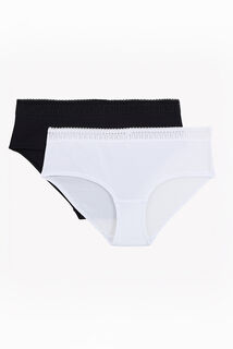INFINITY LOT DE 2 SHORTYS COTON MULTICOLOR