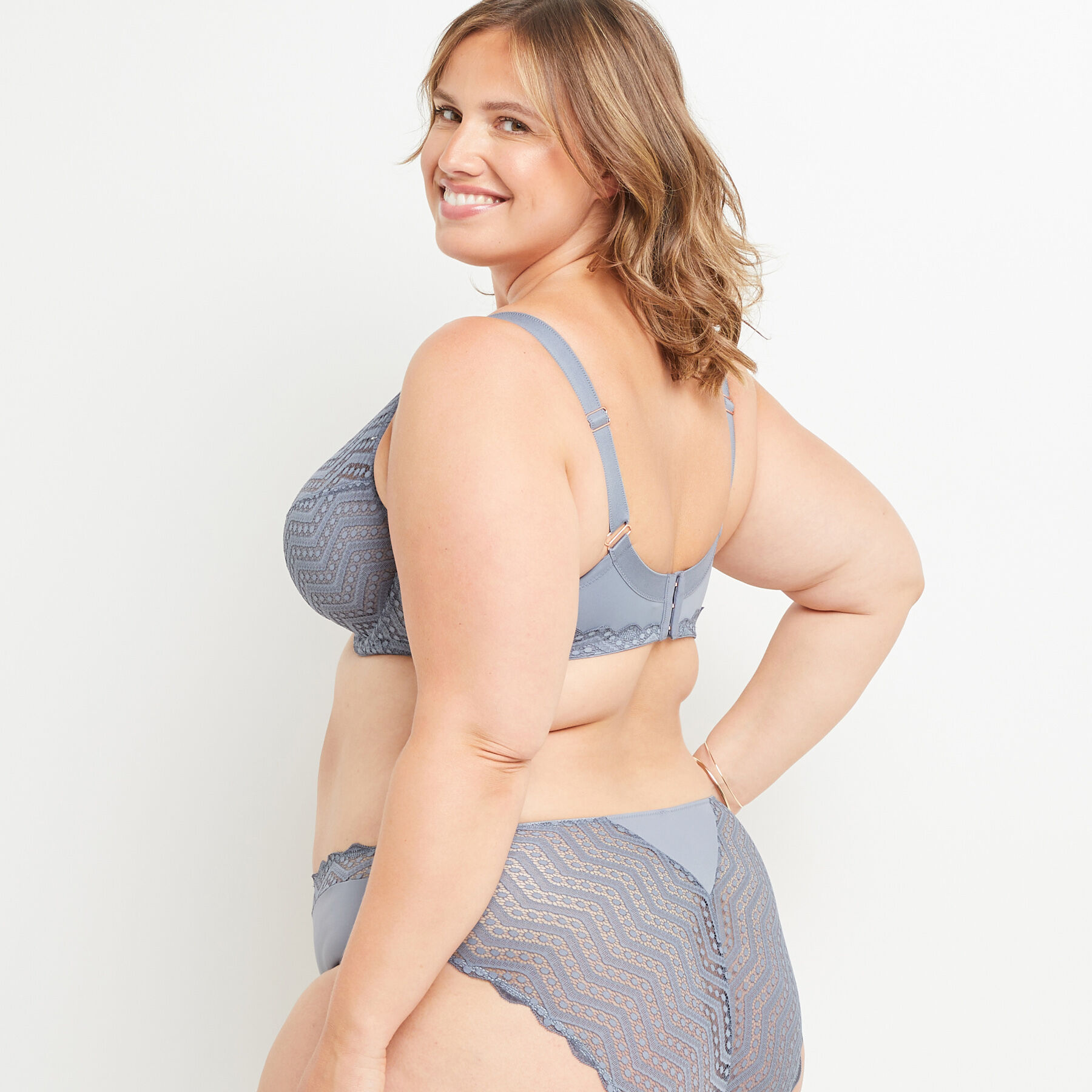 SOUTIEN GORGE GRANDS BONNETS BLEU CLAIR RougeGorge