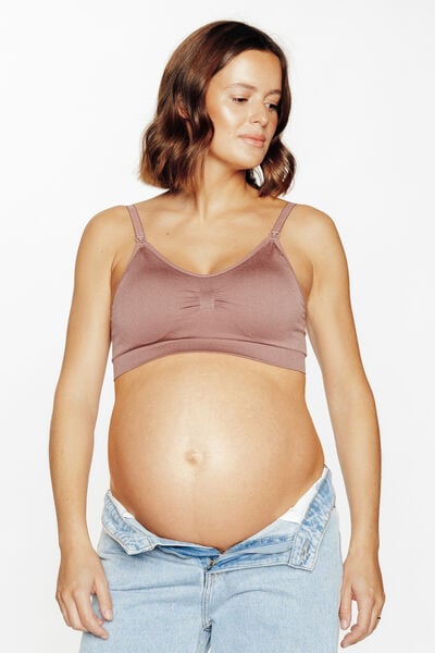BRASSIERE GROSSESSE MARRON