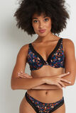 ANTONIA  SOUTIEN-GORGE AMPLIFORME  NOIR/ROSE