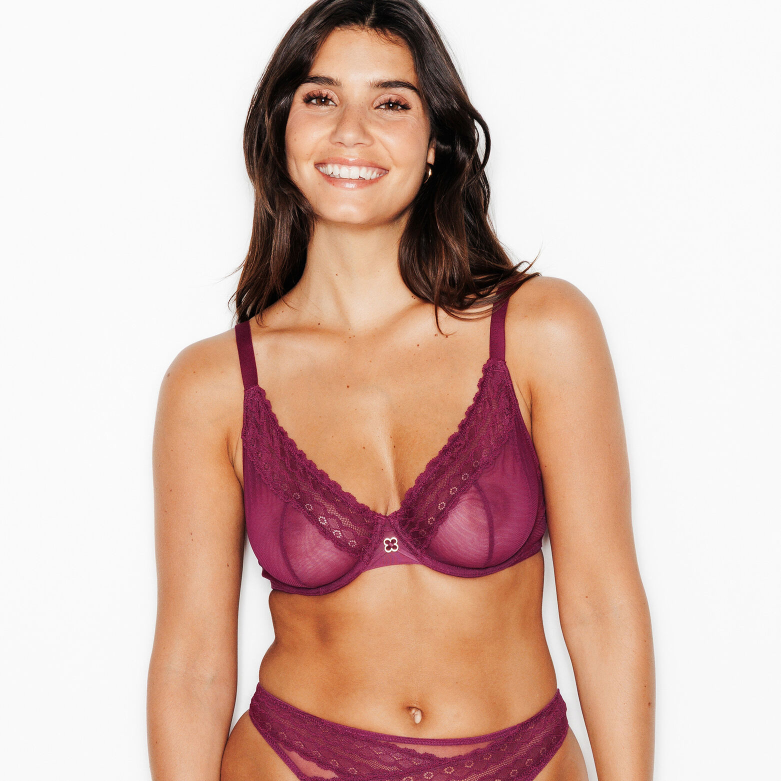 JESS SOUTIEN-GORGE EMBOITANT BORDEAUX