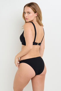 MALOU Maillot de bain culotte midi NOIR