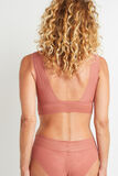 ALOA SOUTIEN-GORGE SANS ARMATURE FOULARD POUDRE