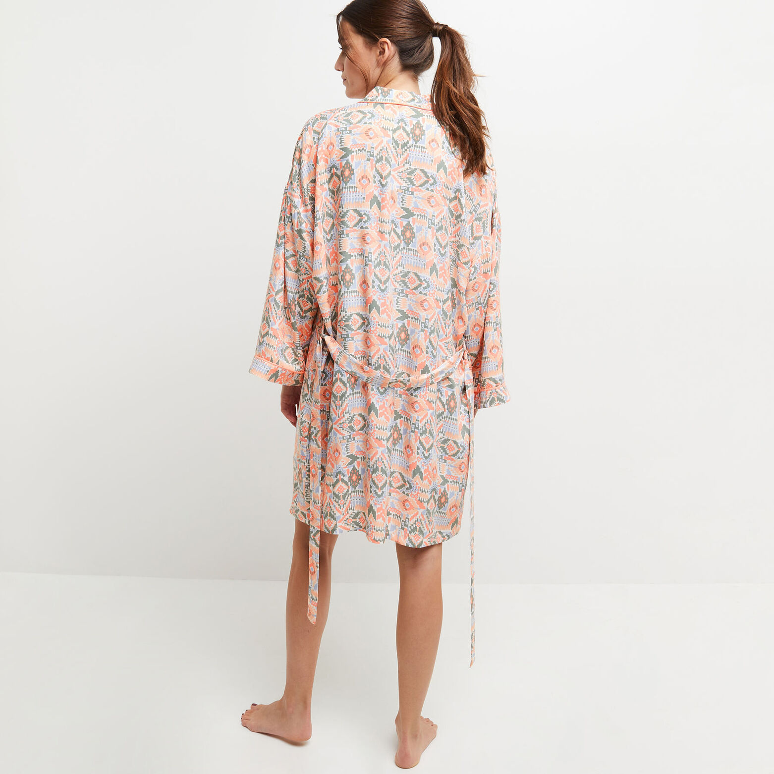 DANA KIMONO IMPRIME MULTICO ROSE