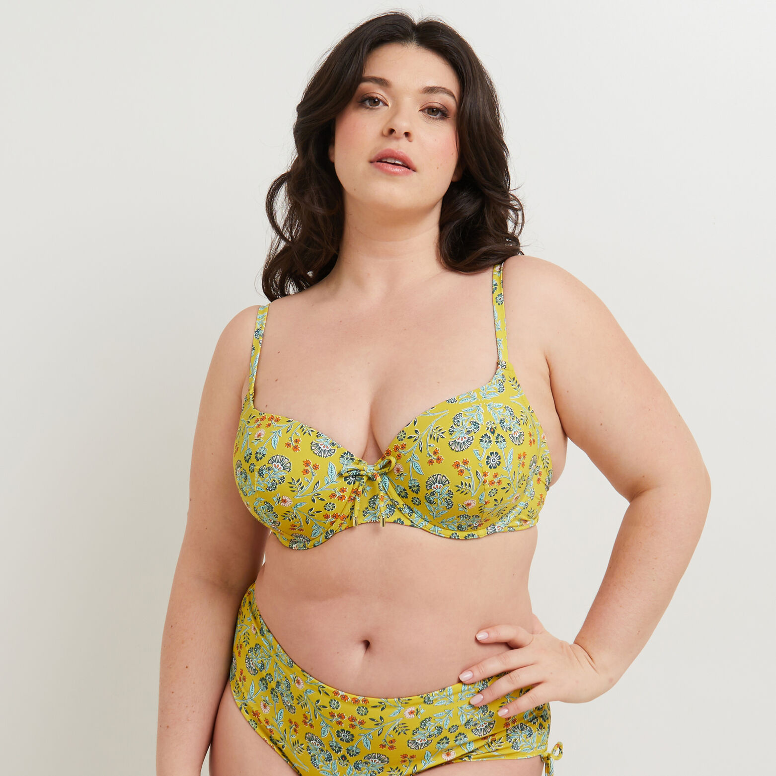 MALICE MAILLOT DE BAIN COQUE AMPLIFORME MULTICO VERT