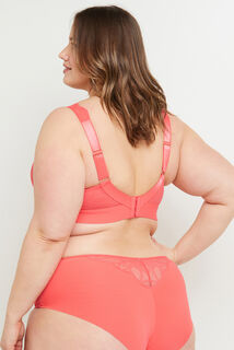 DEBORAH SOUTIEN-GORGE SANS ARMATURES GRANDE TAILLE CORAIL
