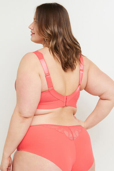 DEBORAH SOUTIEN-GORGE SANS ARMATURES GRANDE TAILLE CORAIL