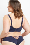 BLANCHE SOUTIEN-GORGE GRANDS BONNETS MULTICO BLEU