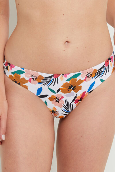 MAILLOT DE BAIN SLIP MIDI ECRU