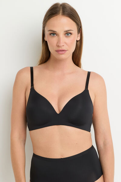 SOUTIEN-GORGE SANS ARMATURES AMPLI MICROFI NOIR