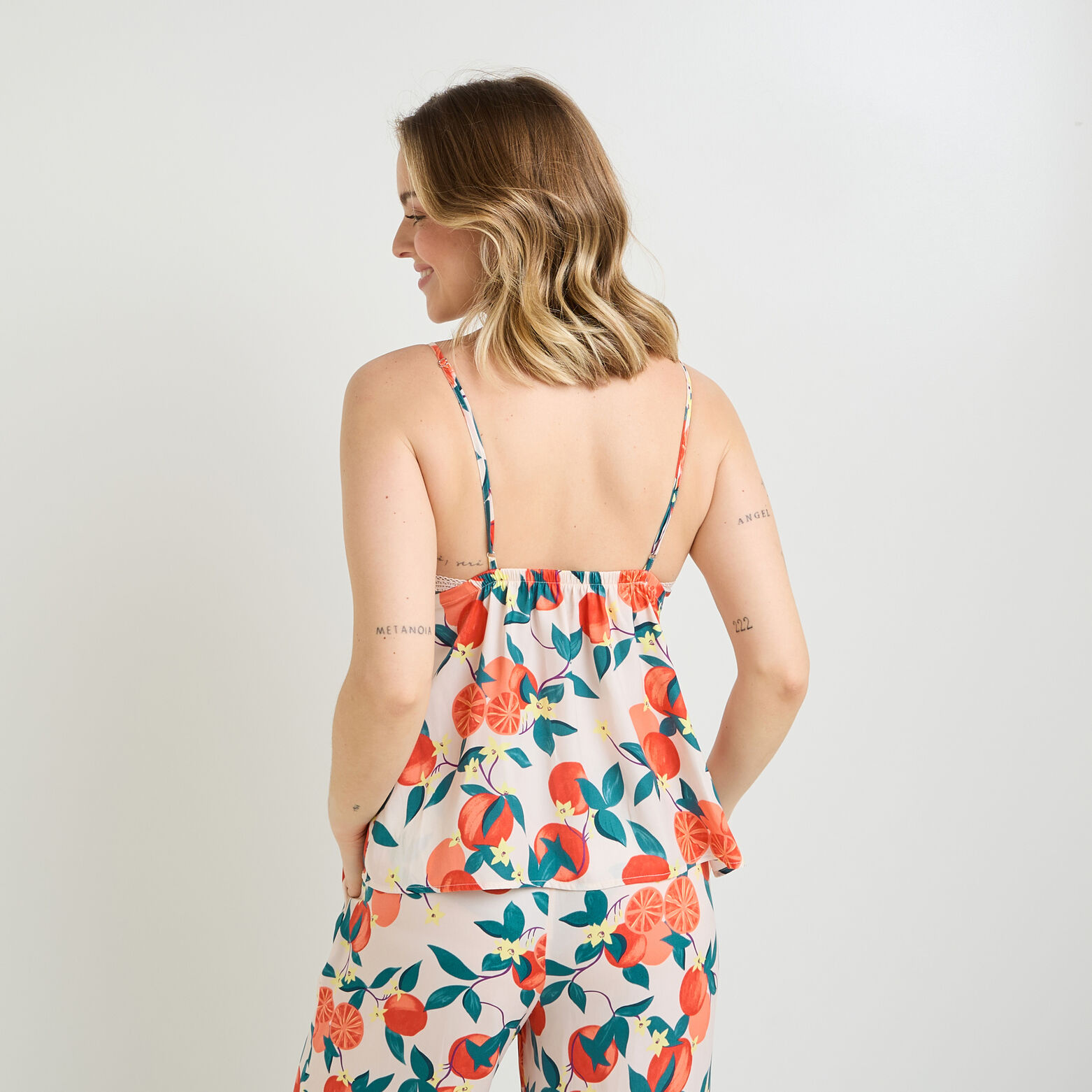 GIRLY TOP MULTICO ORANGE