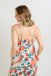 GIRLY TOP MULTICO ORANGE