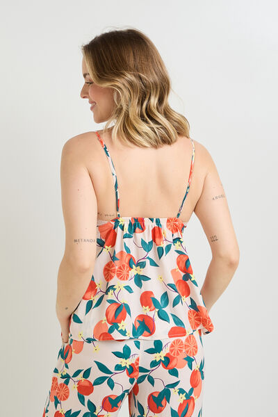 GIRLY TOP MULTICO ORANGE