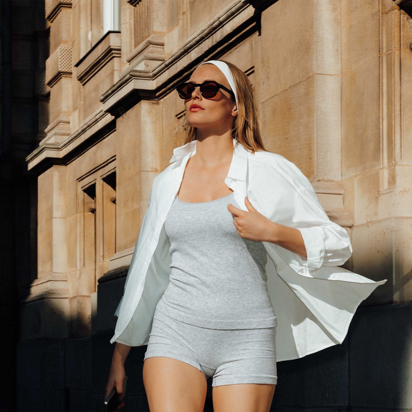 HEYDAY DEBARDEUR GRIS CLAIR