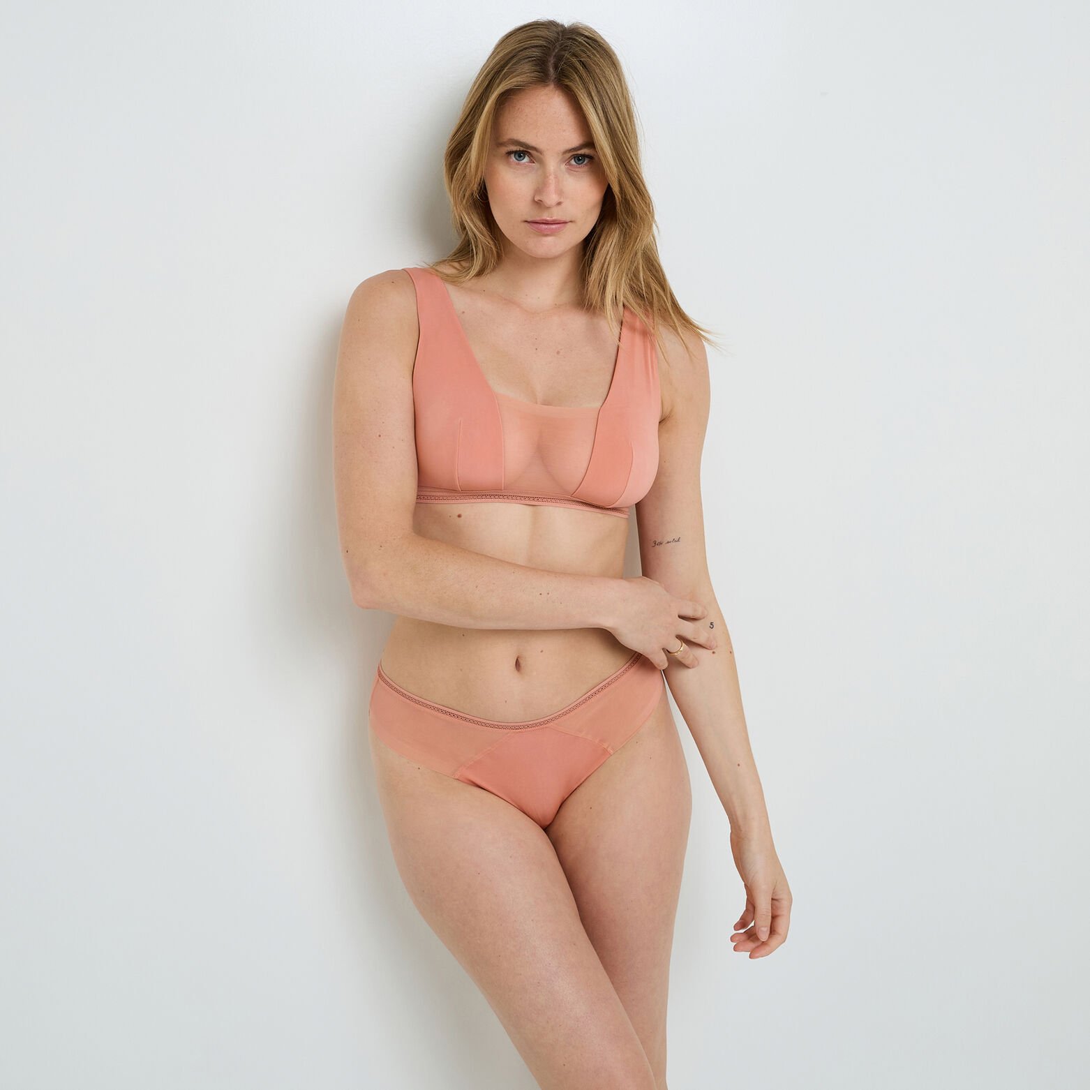 GINNY BRASSIERE SANS ARMATURES MICROFIBRE ROSE