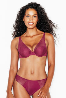 JANICE SOUTIEN-GORGE AMPLIFORME DENTELLE VIOLET