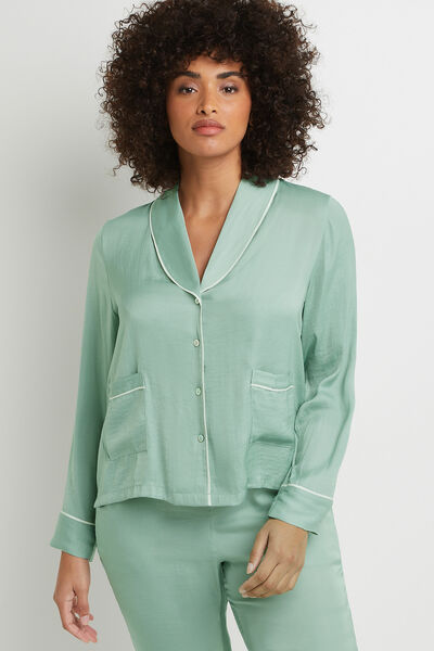 BERLIOZ CHEMISE MANCHES LONGUES Vert clair