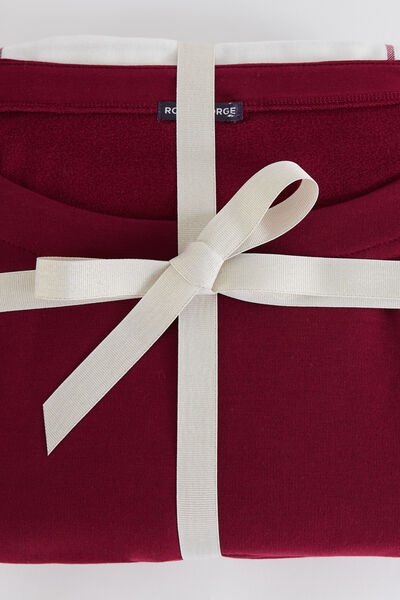 PYJAMA 2 PIECES BORDEAUX