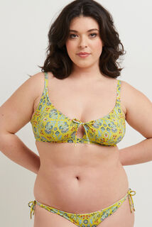 MALICE MAILLOT DE BAIN TRIANGLE BRASSIER MULTICO VERT