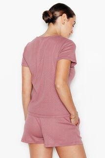 HABYBIS TEE-SHIRT MANCHES COURTES VIOLET