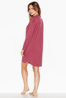 CAMILLA chemise de nuit manches longues ROSE