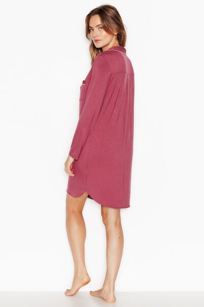 chemise de nuit manches longues ROSE