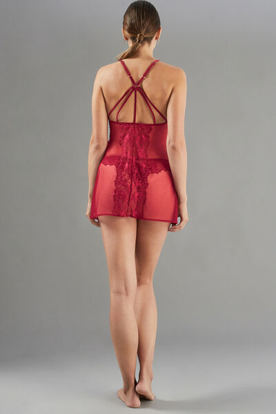 APOLLON NUISETTE DENTELLE BORDEAUX