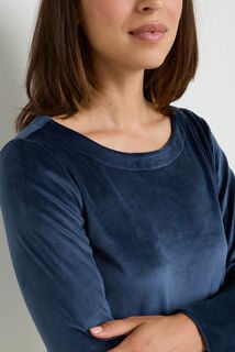 HOANI PYJAMA 2 PIECES VELOURS ANTHRACITE