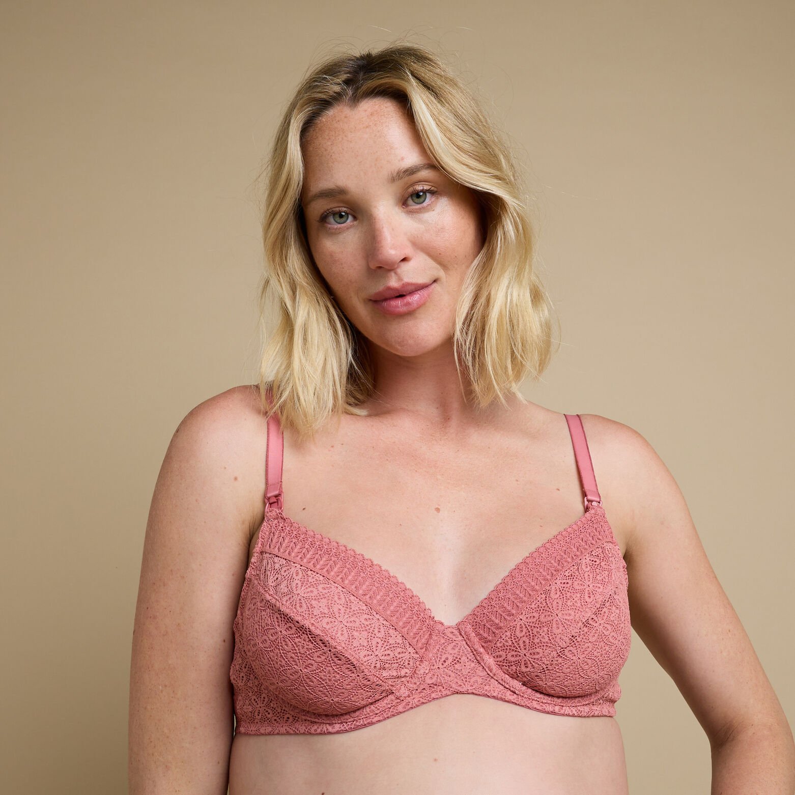 SWEET SOUTIEN-GORGE GROSSESSE EMBOITANT ROSE