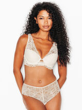 IVOA SOUTIEN-GORGE AMPLIFORME DENTELLE BLANC