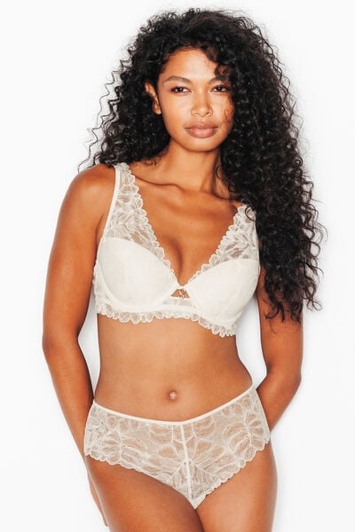 SOUTIEN-GORGE AMPLIFORME DENTELLE BLANC