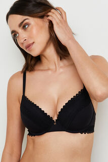 DOUCE SOUTIEN-GORGE AMPLIFORME MICROFIBRE NOIR